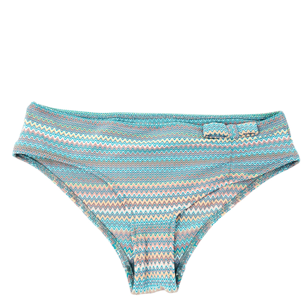 Princesse Tam Tam Chevron Bow Bikini Bottom XS Multicolor Cheeky Swim